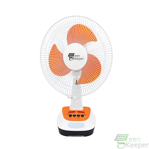 Complete Set 12 Inch 180 Degree Auto Oscillating Table Rechargeable Fan With 9v3w Solar Panel