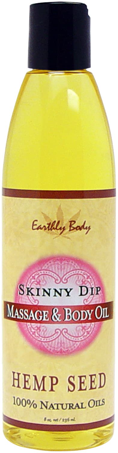 massage and body oil skinny dip 8 oz kinky fetish store