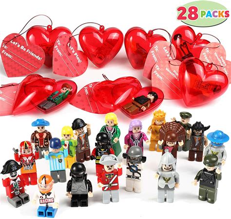 Fortunately, this valentine's day you can give her both in one sweet gift. 28 Packs Kids Valentine Party Favors Set Includes 28 Mini ...