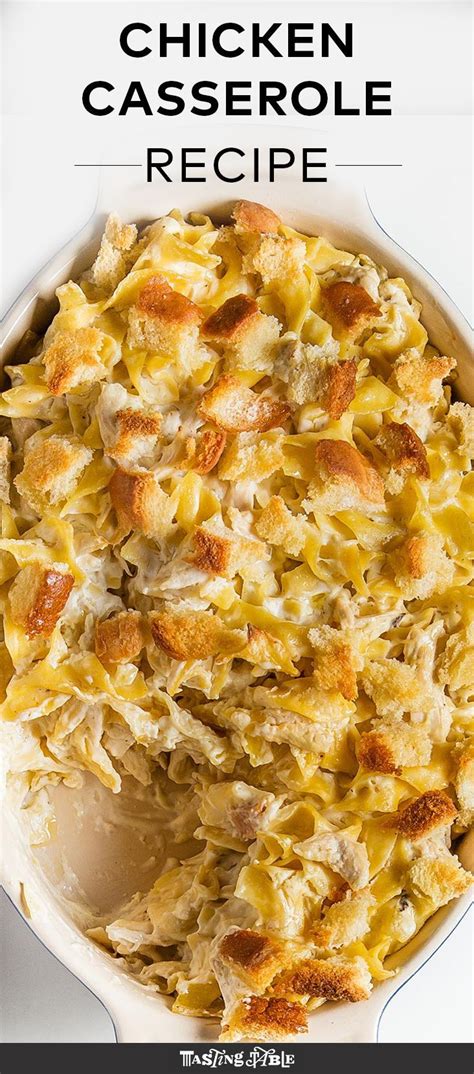Made with lean chicken and fresh cream and containing no artificial colours or flavours, it's delicious eaten on its own or in easy weeknight recipes. Chicken Casserole with Campbell's Canned Soup | Cambells soup recipes, Casserole recipes ...