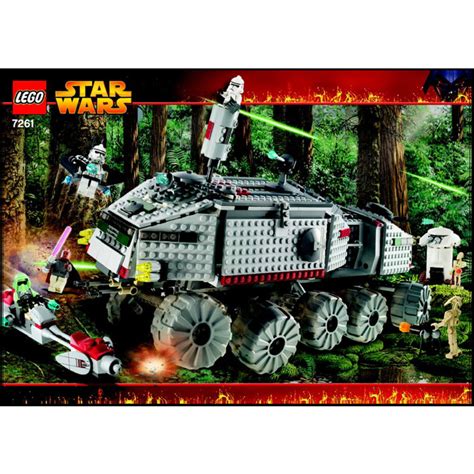 Lego Clone Turbo Tank Mit Light Up Mace Windu 7261 1 Instructions
