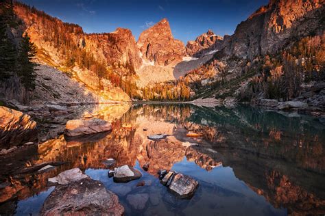 Dream Lake Lake Landscape Beautiful Nature