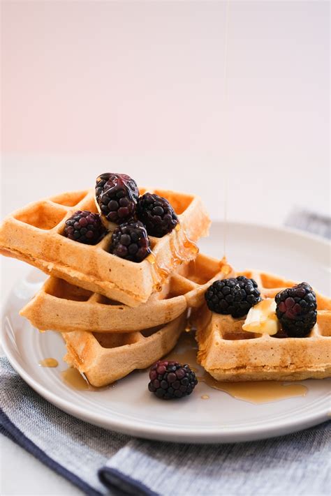 Easy Whole Wheat Waffles Recipe Kiersten Hickman