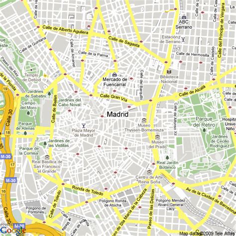 Image Gallery Madrid Maps