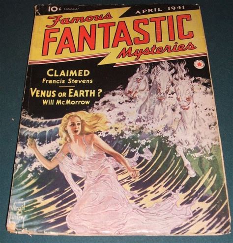 Famous Fantastic Mysteries For April Vintage Pulps Virgil Finlay