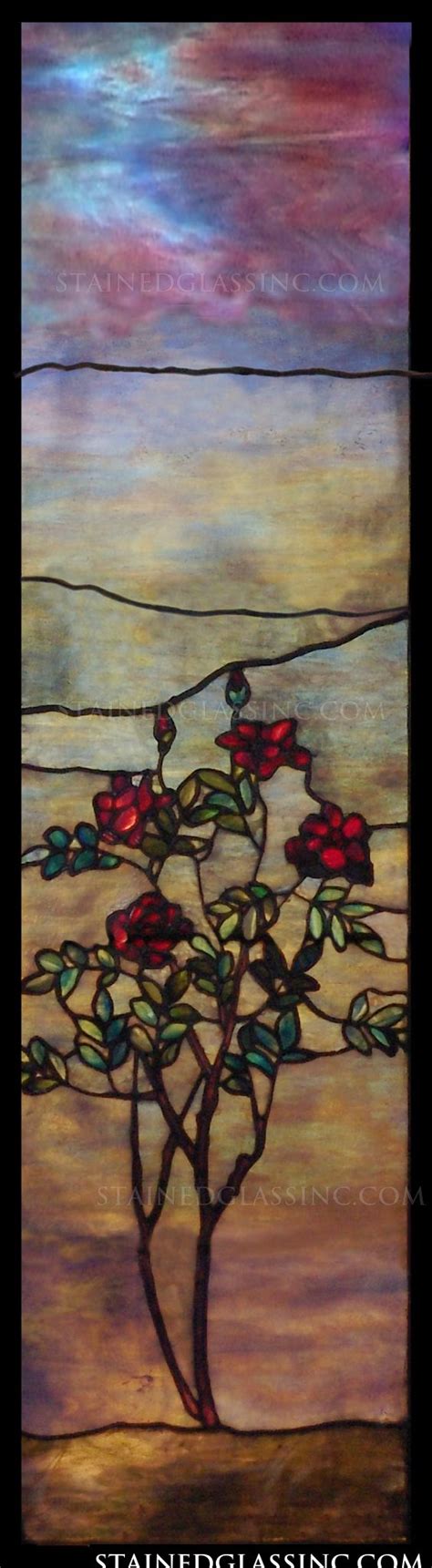Roses Stained Glass Window