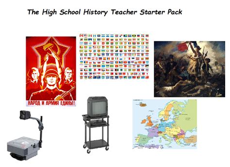The High School History Teacher Starter Pack Rstarterpacks