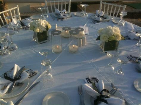 Wedding Reception Leslie Fung Mykonos Art Hotel And Spa Table