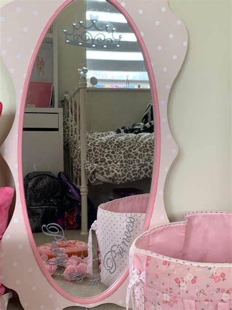 Girls Pink Wall Mirror Bedroom Princess In Hedge End Hampshire Gumtree