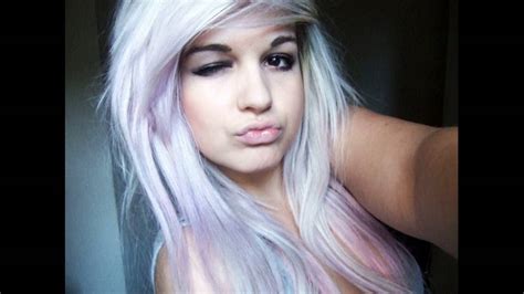 What To Do For Getting Silver Hair With Lilac Pale Purple