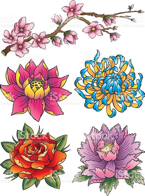 Japanese Flowers Tattoo Names And Their Meanings Japanese Flower Tattoo