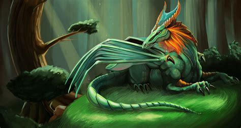 The Emerald Dragon By Littlemeesh On Deviantart