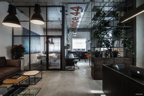 Modern Industrial Office Interior Design