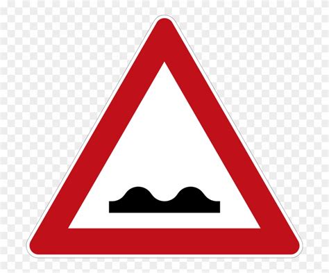 Uneven Surfaces Ahead Bumpy Road Traffic Sign Clipart 3253609