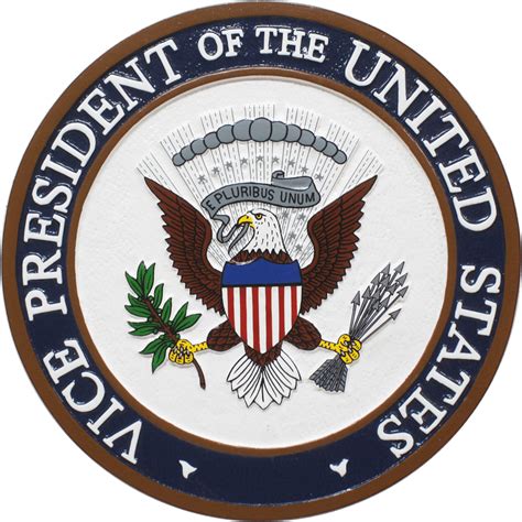 vice president of the united states of america seal plaque