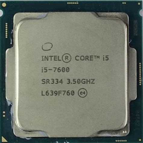 Intel Core I5 7600 Power Consumption And Temperatures