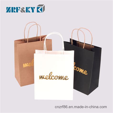 Explore our big selection of kraft paper shopping bags. China Custom Fashion/Recyclable Printed Pattern Packaging ...