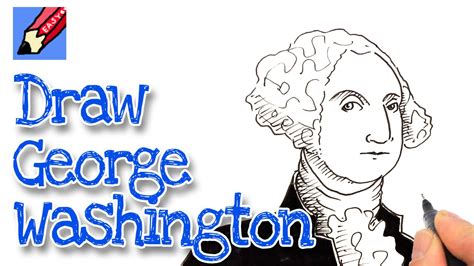 He loved attending the theatre, horse races, dances, and cockfights! How to draw George Washington - YouTube