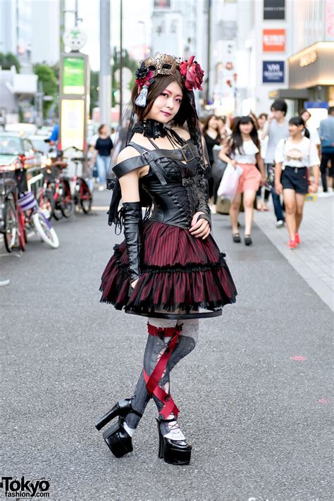 Harajuku Gothic Lolita In Na H Corset Harness Ribbon Tights