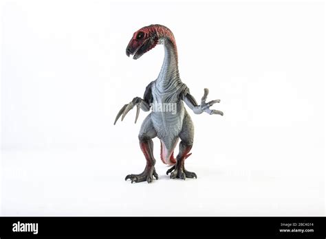Therizinosaurus Dinosaur On White Background Stock Photo Alamy