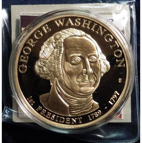 2009 Presidential Dollar Trials George Washington Trial Coin