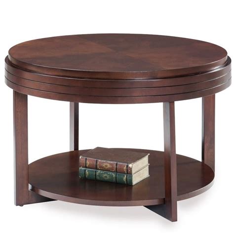 Find the perfect home furnishings at hayneedle where you can buy online while you explore our room designs and curated looks for tips ideas inspiration small round coffee tables you ll love wayfair. Leick Favorite Finds Round Coffee Table in Chocolate ...