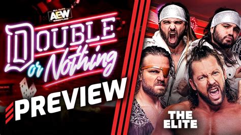 AEW Double Or Nothing 2023 Predictions Match Card Preview YouTube