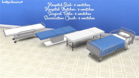 Rexs Place Brittpinkiesims The Sims 4 Hospital Set Hey