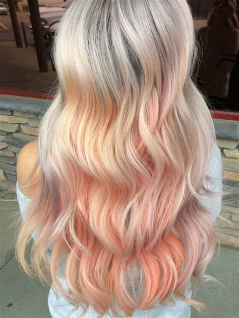 Save all the pastel pink hair color photos that catch your eyes and show it to your hairstylist. Pastel hair! Silver roots into peach, baby pink, and ...