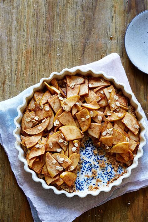 Healthy Apple Tart With Oat And Almond Crust Camille Styles
