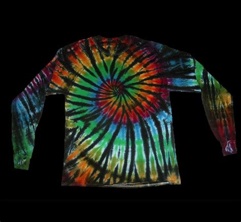 Long Sleeve Tie Dye Shirts Never Shrink Or Fade Tie Dyes 100