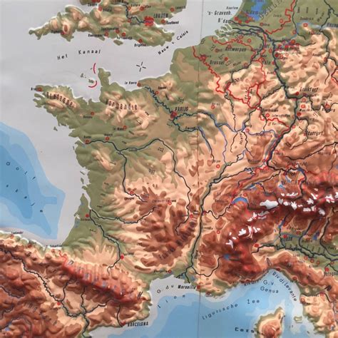 Carte De L Europe En Relief