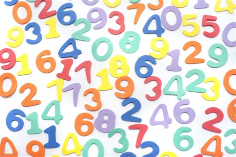 Free Stock Photo 7009 Colourful Numbers Background Freeimageslive