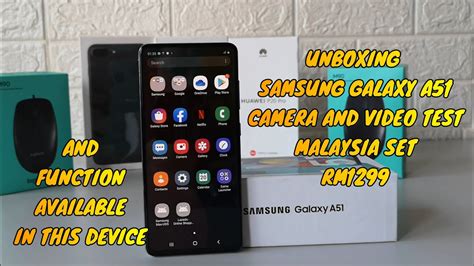 Samsung knows a lot about super amoled matrices, and therefore there can be no doubt about the quality of galaxy a51. Unboxing Samsung Galaxy A51 Prism Crush Blue Rm1299 ...