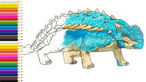 How To Draw Bumpy Ankylosaurus From Jw Camp Cretaceous Youtube