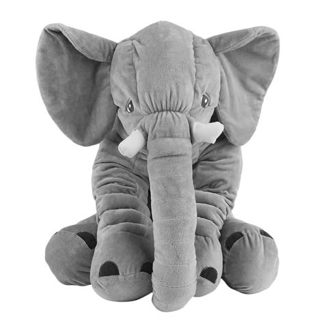 Ocday Cartoon 60cm Large Plush Stuffed Elephant Toy Kids Sleeping Back