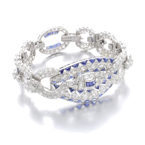 Cartier Sapphire And Diamond Bracelet 1950s Fine Jewels 2020