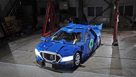 Japan Now Has A Transforming Giant Robotcar That Two Full Sized Adults