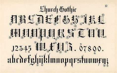 Church Gothic Calligraphy Fonts From Draughtsmans Free Photo Rawpixel