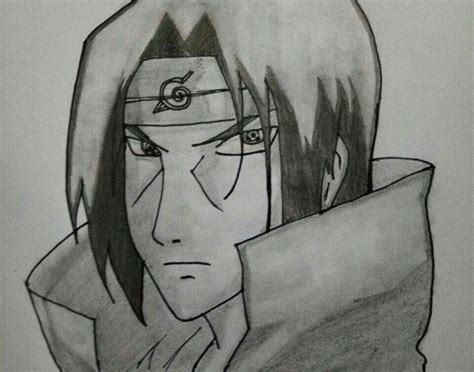 Itachi Drawing Easy Face How To Draw Itachi Uchiha Face Step 5