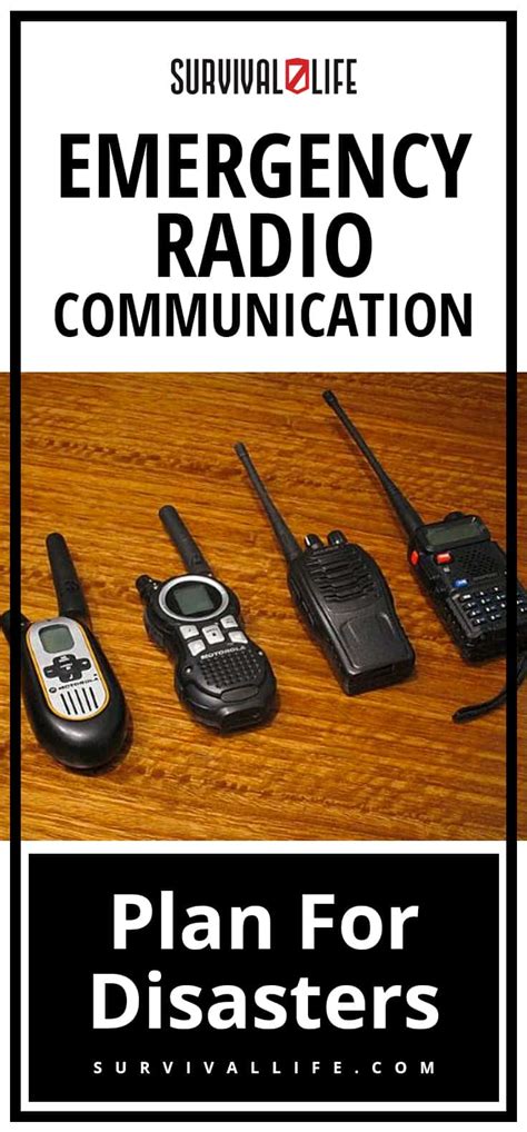 Emergency Radio Communication Plan For Disasters Survival Life