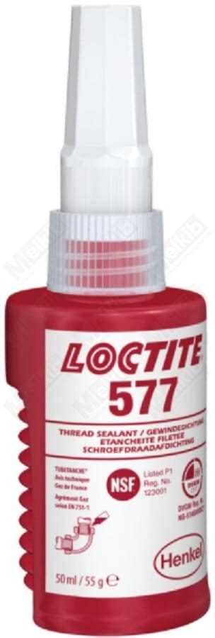 Loctite 577 Pipe Thread Sealant Medium Strength Yellow 50ml Bottle
