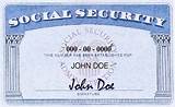 Photos of Social Security Template