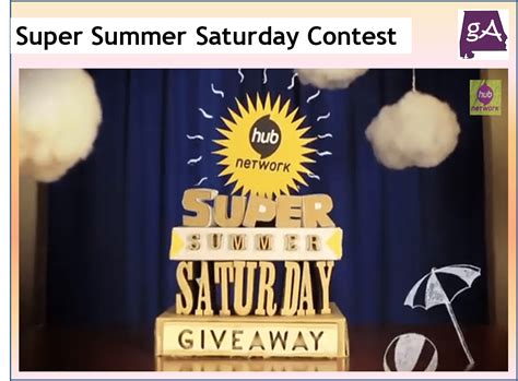 Play Along With The Hub Networks Super Summer Saturday Contest Geek