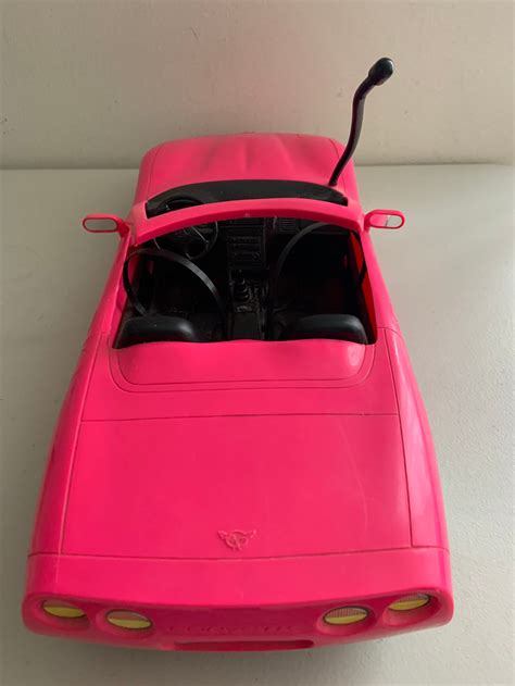 Barbie Meritus Pink Corvette 1998 Barbie Car Etsy