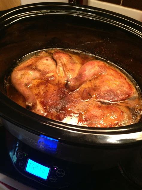 This recipe for slow cooker chicken thighs from platter talk uses just a few simple ingredients for an easy family meal, full of flavor and ease. 9 best Crockpot chicken leg quarters images on Pinterest | Casserole recipes, Chicken recipes ...