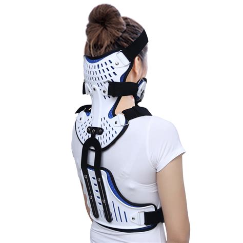 Medical Head Neck Chest Orthosis Adjustable Cervical Thoracic Orthosis