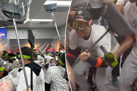 Astros Break Out Brooms Amid Celebrations After Sweeping Yankees