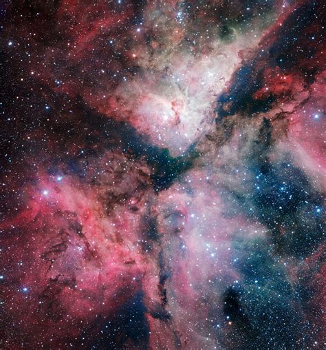 La Nebulosa Carina Tomada Por El Telescopio De Rastreo Del Vlt Nebula