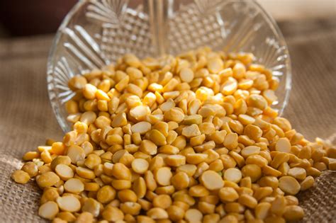 Chana dal, or split chickpeas, is a dried, split pulse that plays an important part in south asian cuisine. Chana Dal Bowl : Public Domain Pictures